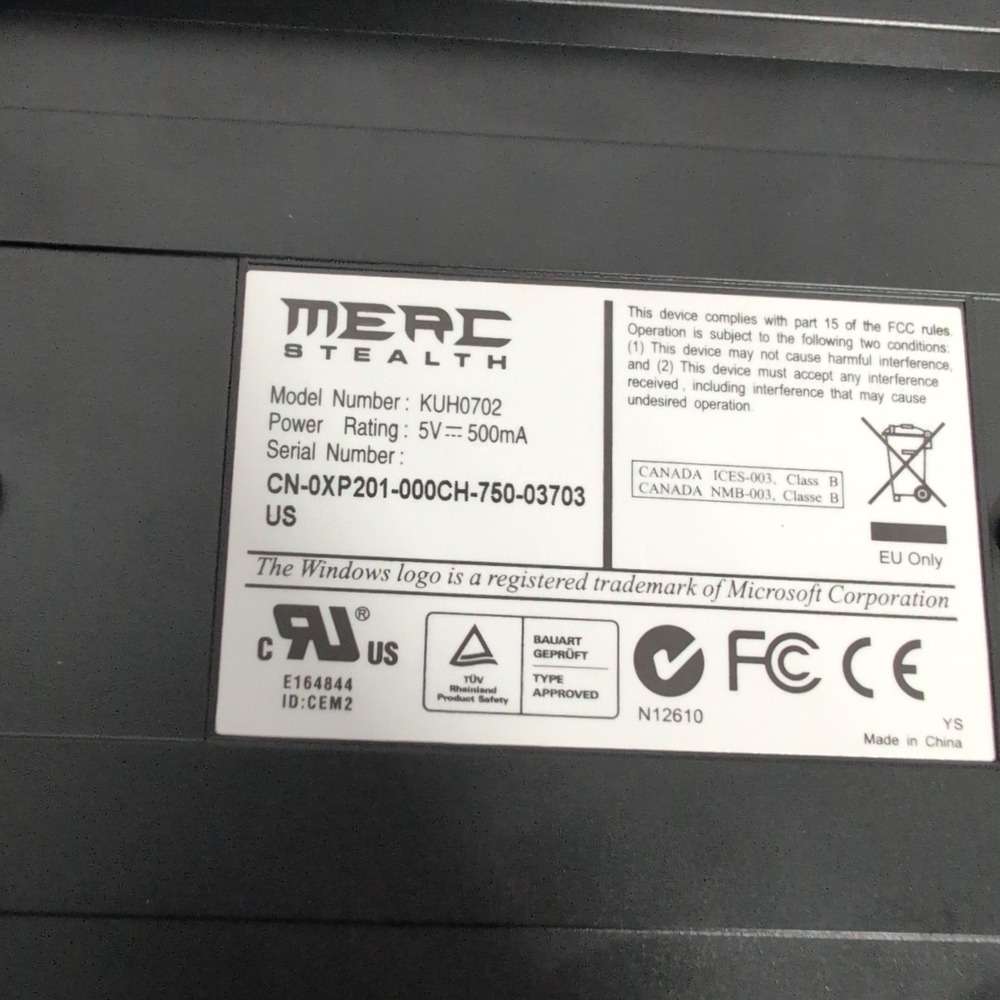 Merc Stealth Gaming Keyboard KUH0702 - Picture 8 of 8